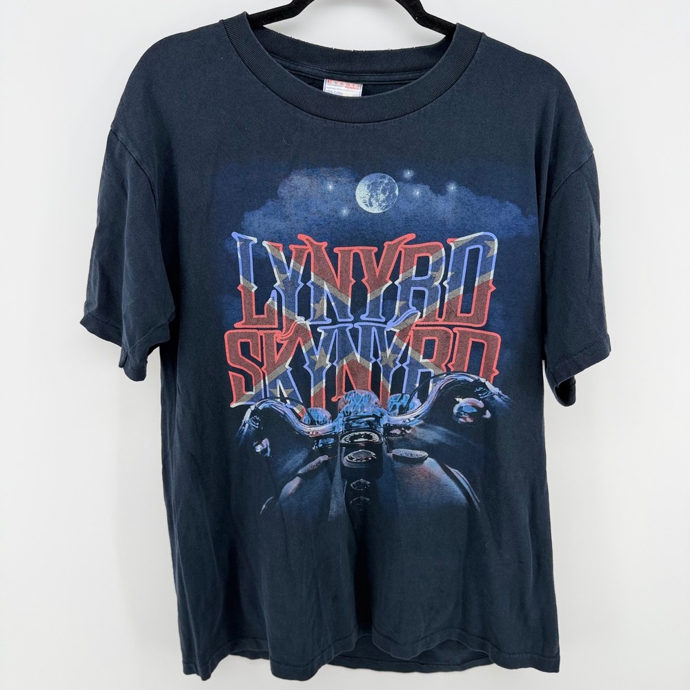 Vintage 1993 Lynyrd Skynyrd 20th Anniversary Tour T Shirt Mens L Single Stitch